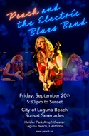 PEACH and The Electric Blues Band - Sunset Serenades - Laguna Beach, CA - September 20, 2024